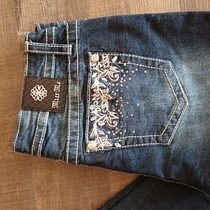 Miss Me Mid Rise Straight Jeans 29